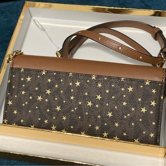 MK Jet Set Charm Large Wallet on a Chain NWT - Picture 3 of 12